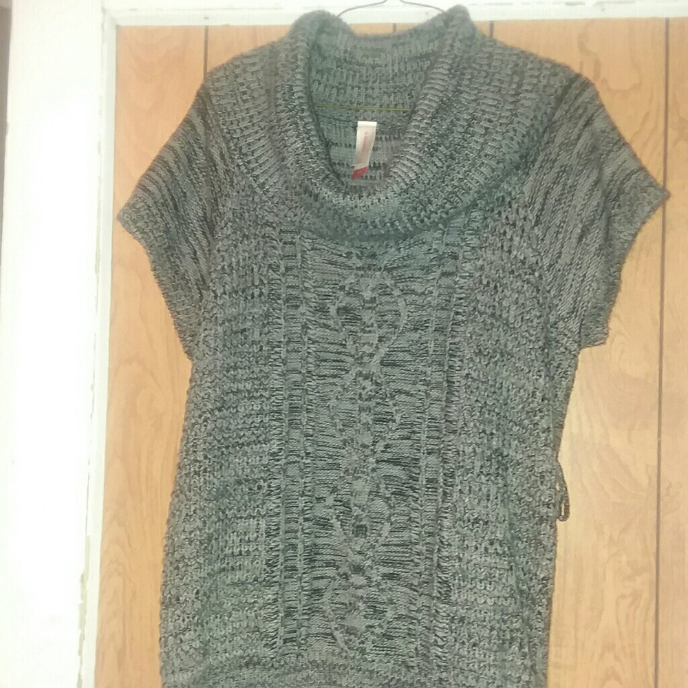 Turtleneck dress.